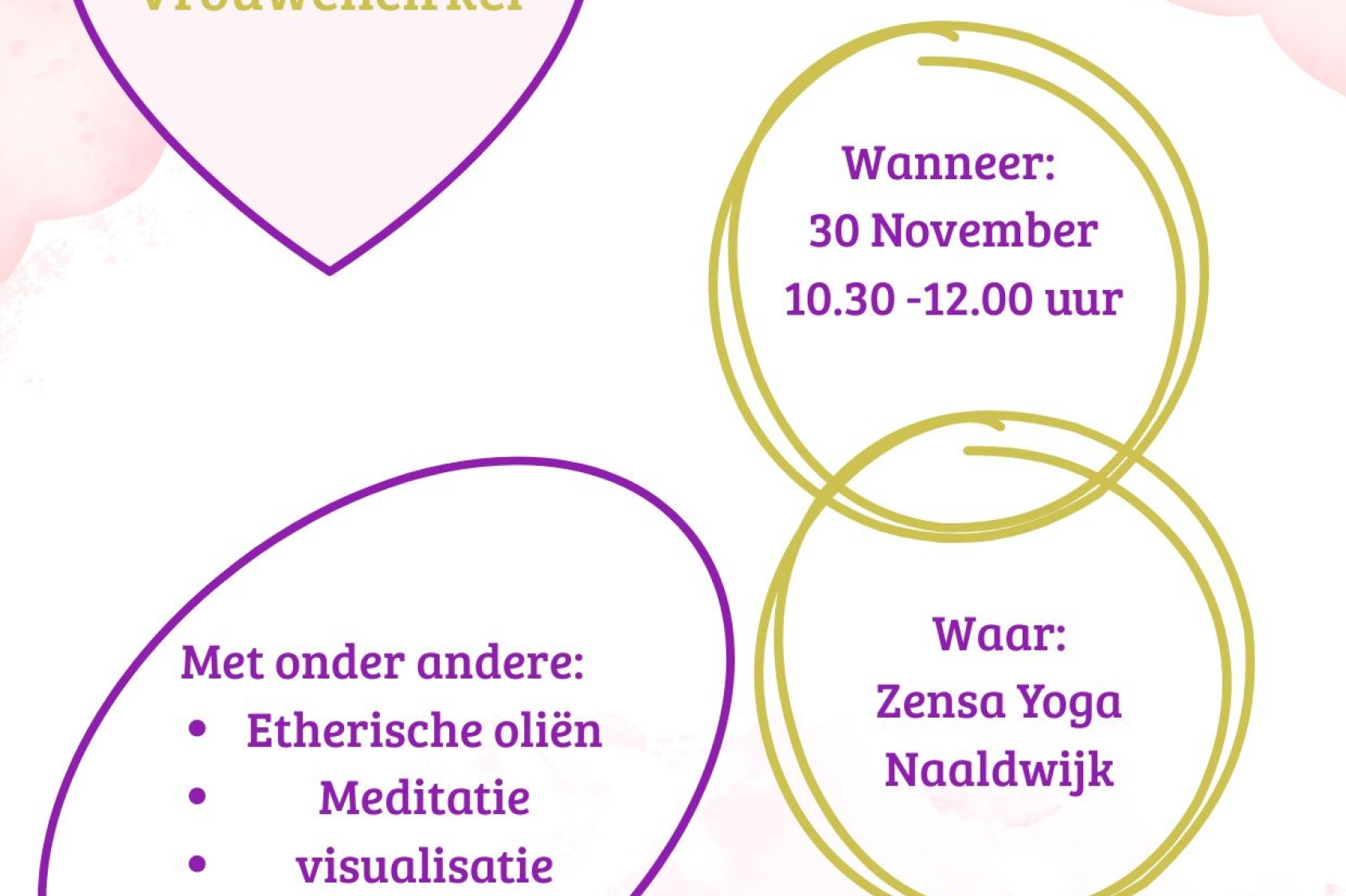Vrouwencirkel: Loslaten en dromen voor 2026